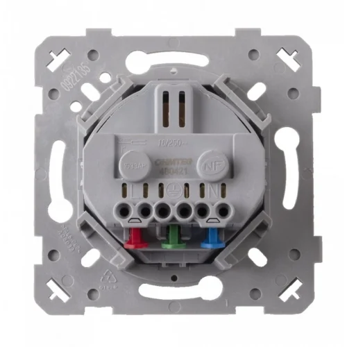 OHMTEC Epure Prise 2P+T Affleurante Complet Anthracite + Griffes De Fixation -Outil Atelier Magasin product 416