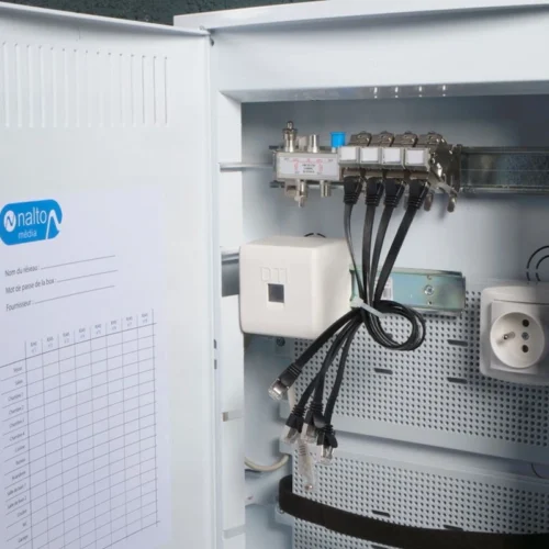 Coffret De Communication TEL/TV WIFI/ADSL Avec 4 Connecteurs RJ45 - GRADE2 NALTO -Outil Atelier Magasin product 484