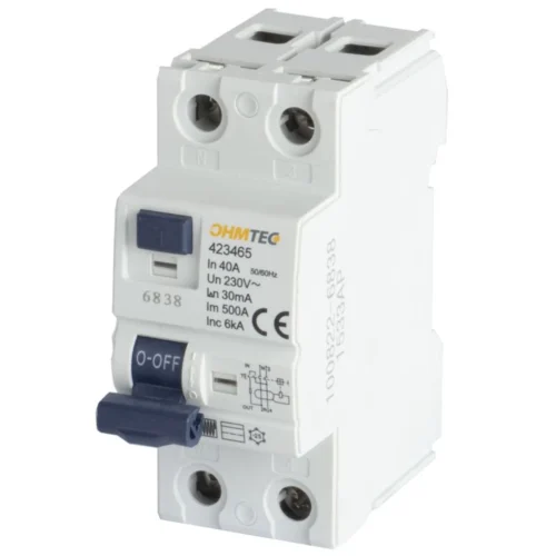 Interrupteur Différentiel 1P+N 6kA, 40A Type B - OHMTEC -Outil Atelier Magasin product 533