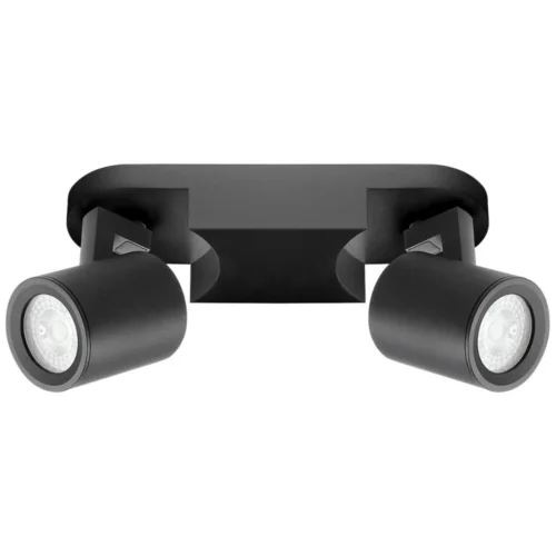 Spot Orientable Double 8W GU10 Noir WOLTZ