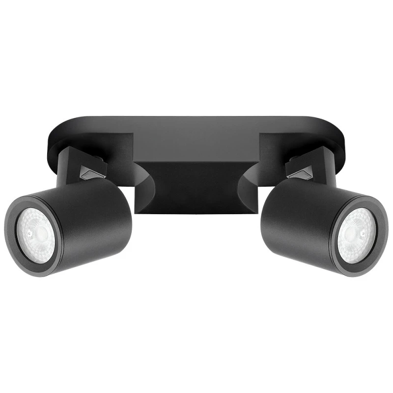 Spot Orientable Double 8W GU10 Noir WOLTZ 1 Spot Orientable Double 8W GU10 Noir WOLTZ