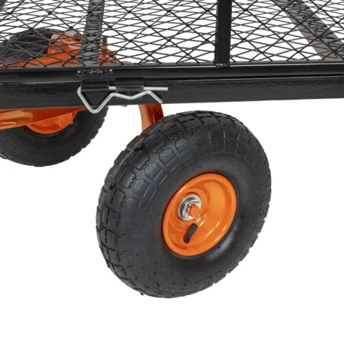 Chariot De Jardin Max 300Kg Avec Bâche Et Parois Amovibles SAINT PIERRE DU CHAMP -Outil Atelier Magasin product 700