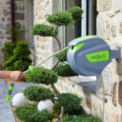 Tuyau Arrosage 20m Ø15mm Sur Dévidoir Mural Automatique