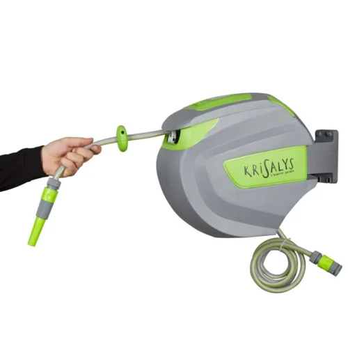 Tuyau Arrosage 20m Ø15mm Sur Dévidoir Mural Automatique -Outil Atelier Magasin product 763