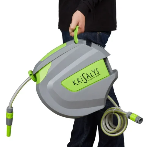 Tuyau Arrosage 20m Ø15mm Sur Dévidoir Mural Automatique -Outil Atelier Magasin product 765