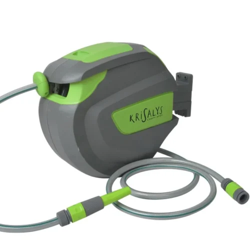 Tuyau Arrosage 20m Ø15mm Sur Dévidoir Mural Automatique -Outil Atelier Magasin product 766