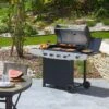 Barbecue Gaz ROSTER 5 Brûleurs Dont 1 Latéral Avec Plancha Et Grille De Cuisson Combinées