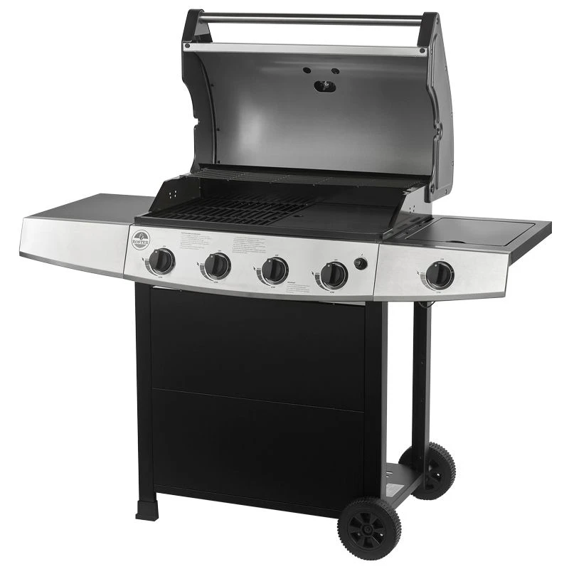 Barbecue Gaz ROSTER 5 Brûleurs Dont 1 Latéral Avec Plancha Et Grille De Cuisson Combinées 3 Barbecue Gaz ROSTER 5 Brûleurs Dont 1 Latéral Avec Plancha Et Grille De Cuisson Combinées – Image 3