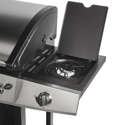 Barbecue Gaz ROSTER 5 Brûleurs Dont 1 Latéral Avec Plancha Et Grille De Cuisson Combinées -Outil Atelier Magasin product 853