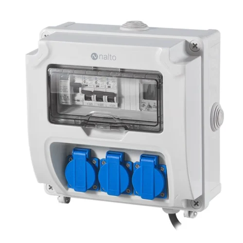 Coffret Electrique Piscine Hors Sol Filtration- Horloge Électronique - 3 Prises - NALTO