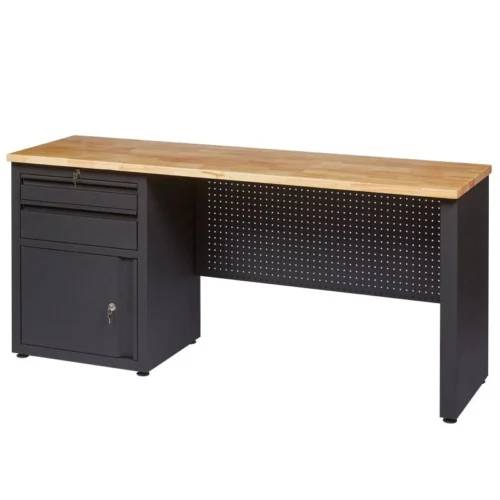 Établi D'atelier Avec Rangements Intégrés 180x82x54cm FEROCE