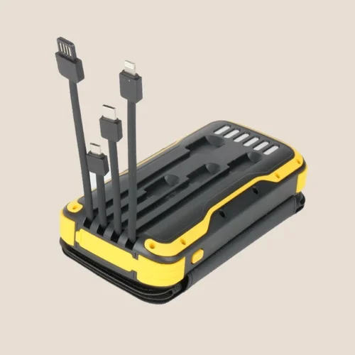 Batterie Externe Et Chargeur Solaire 16000 MAh Eclairage LED Intégrée FEROCE -Outil Atelier Magasin product 952