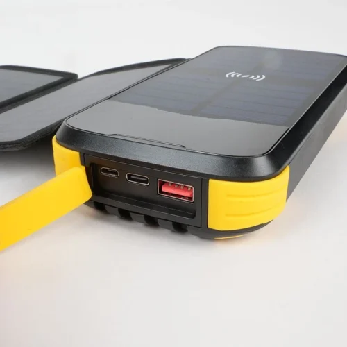 Batterie Externe Et Chargeur Solaire 16000 MAh Eclairage LED Intégrée FEROCE -Outil Atelier Magasin product 955