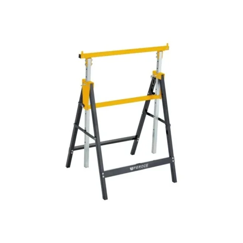 Tréteau Télescopique Pliable 200Kg Avec Hauteur Réglable De 80 à 130cm FEROCE