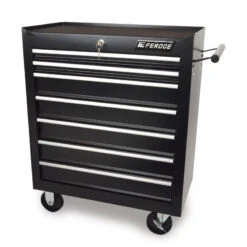 Servante D'Atelier 7 Tiroirs Sur Roues Avec Poignée Hauteur 78cm FEROCE