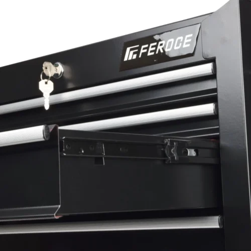 Servante D'Atelier 7 Tiroirs Sur Roues Avec Poignée Hauteur 78cm FEROCE -Outil Atelier Magasin product 974