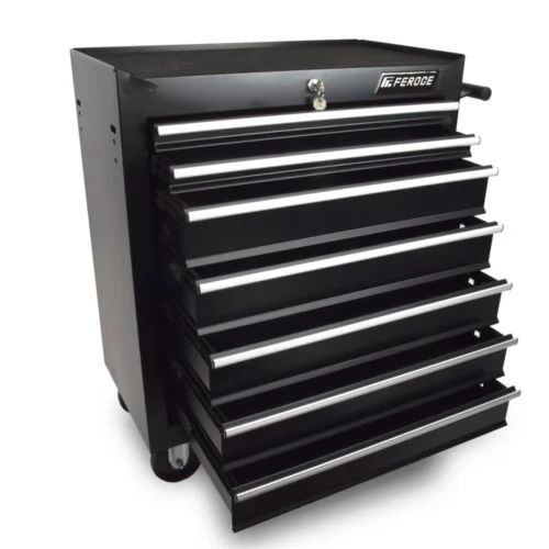 Servante D'Atelier 7 Tiroirs Sur Roues Avec Poignée Hauteur 78cm FEROCE -Outil Atelier Magasin product 975