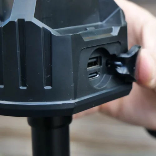 Projecteur De Chantier LED Rechargeable Sur Trépied 94/183cm 70W WOLTZ -Outil Atelier Magasin projecteur de chantier led rechargeable sur trepied 70w 6