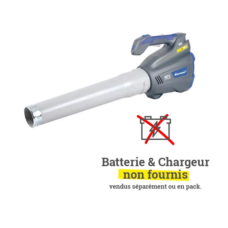 Souffleur Sans Fil 40V Li-ion Batterie Brushless KORMAN TX (sans Batterie) 2 Souffleur Sans Fil 40V Li-ion Batterie Brushless KORMAN TX (sans Batterie) – Image 2