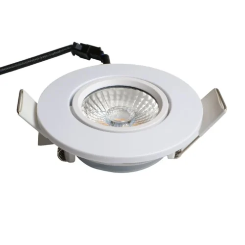 Spot Blanc Encastré Orientable LED 8W IP65 CCT RT2012/RE2020 -Outil Atelier Magasin spot blanc encastre orientable led 6w rt 2012re2020 8