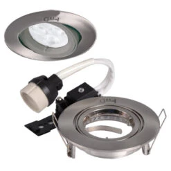 Spot Encastrable Orientable LED 35W Rond Alu -Outil Atelier Magasin spot encastre orientable rond 2