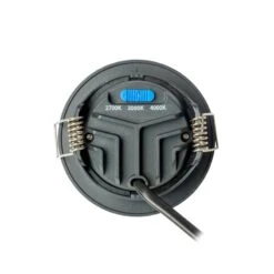 Spot Noir Encastré Orientable LED 5W IP65 CCT RT2012/RE2020 WOLTZ -Outil Atelier Magasin spot noir encastre orientable led 6w rt 2012re2020 14