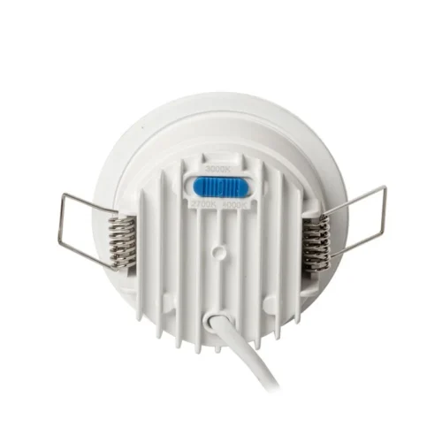 Spot Blanc Encastré Anti-éblouissement LED 6W IP65 CCT RT2012/RE2020 -Outil Atelier Magasin spot noir encastre orientable led 6w rt 2012re2020 30