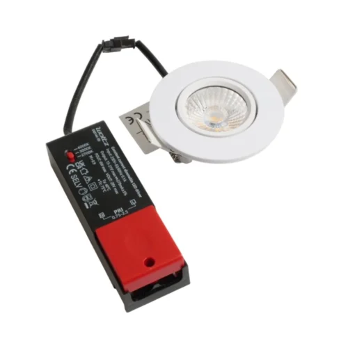 Spot Blanc Encastré Orientable LED 6W IP65 CCT RT2012/RE2020 -Outil Atelier Magasin spot noir encastre orientable led 6w rt 2012re2020 5