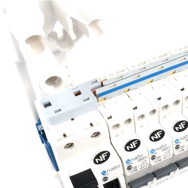Tableau électrique équipé Et Câblé NF Logement T1 Neuf 1 Différentiel 63A + 6 Disjoncteurs NALTO 4 Tableau électrique équipé Et Câblé NF Logement T1 Neuf 1 Différentiel 63A + 6 Disjoncteurs NALTO – Image 4