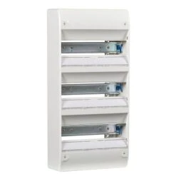 Tableau électrique Vide 3 Rangées - 39 Modules à Rail Amovible NF NALTO