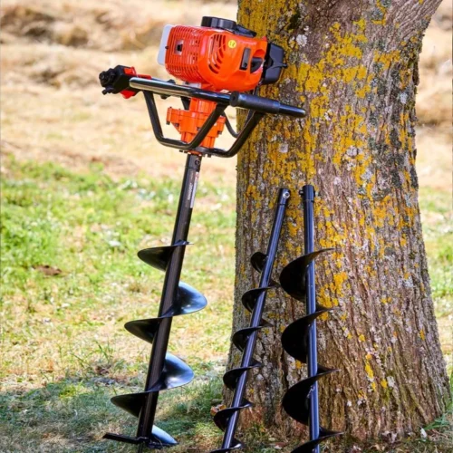 Tarière Thermique 51.7CC + 3 Mèches + Rallonge 40cm ST PIERRE DU CHAMP -Outil Atelier Magasin tariere thermique 517cc 3 meches rallonge 40cm st pierre du champ 3