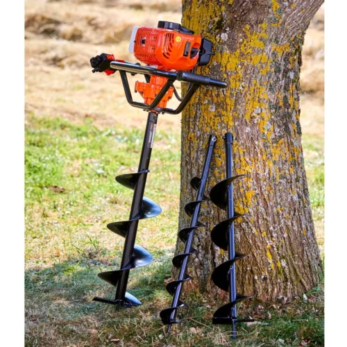 Tarière Thermique 51.7CC + Lot De 3 Mèches ST PIERRE DU CHAMP