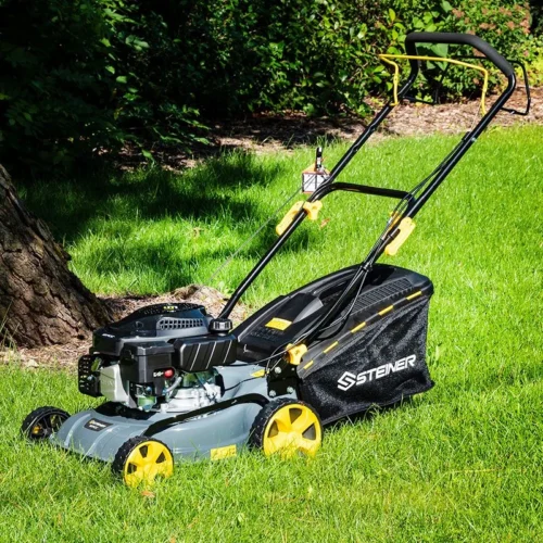 Tondeuse Thermique Tractée 41 Cm 3CV 127cm³ STEINER -Outil Atelier Magasin tondeuse thermique autotractee 41cm steiner 1